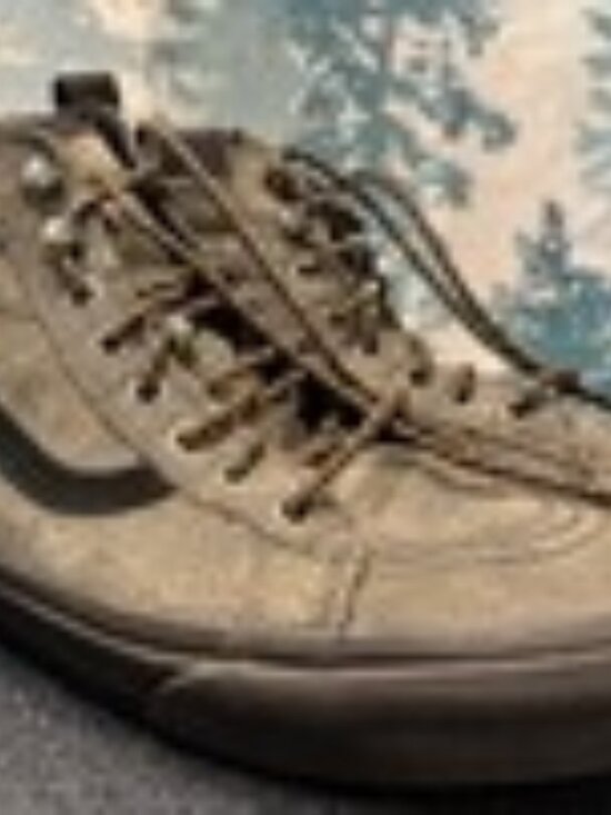 USED Vans SK8-HI Corduroy High Top Sneakers Mens 8.5 Womens 10 Lace Up Gray - Picture 2 of 12